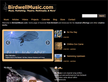 Tablet Screenshot of corvallisartbeat.birdwellmusic.com